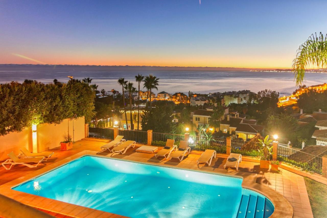 Beachside Villa With Panoramic Sea Views Benalmádena Exterior foto